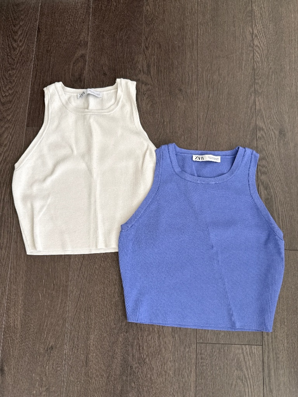 Two Zara tank tops